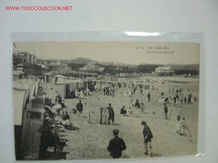 Postales: LA CORU&Ntilde;A Playa de Riazor - Foto 1