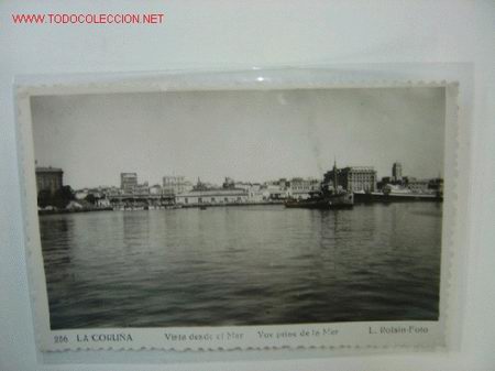 Postales: LA CORU&Ntilde;A Vista del Mar - Foto 1