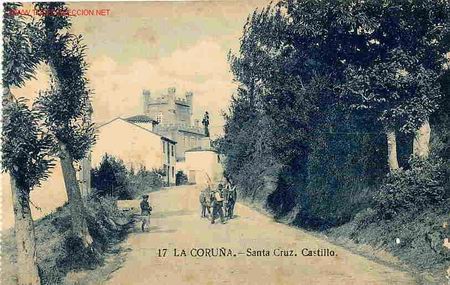 Postkarten: LA  CORU&Ntilde;A, SANTA CRUZ