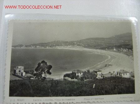 Postales: VIGO La Ria. Playa de America - Foto 1
