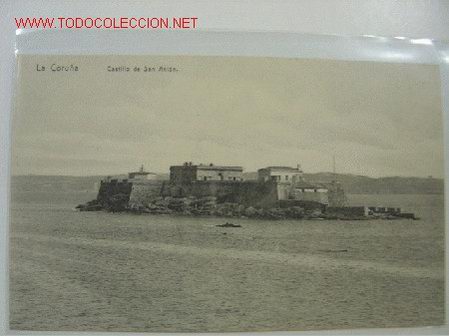 Postales: LA CORU&Ntilde;A Castillo de San Anton - Foto 1