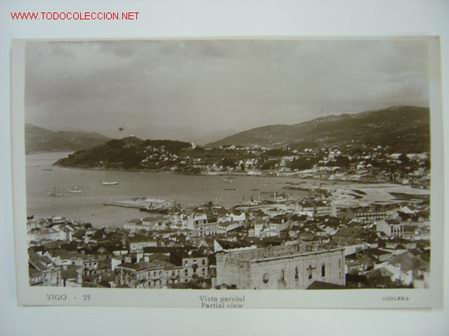 Postales: VIGO VISTA PARCIAL - Foto 1