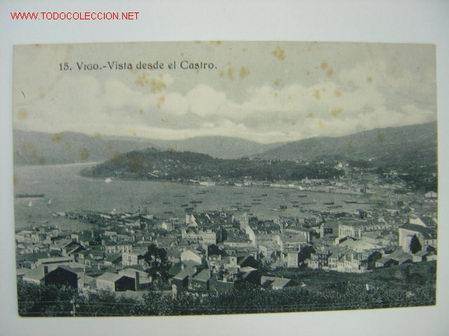 Postales: VIGO VISTA DESDE EL CASTRO - Foto 1