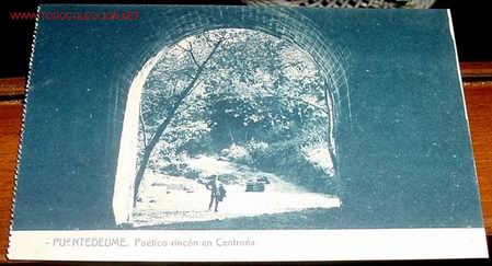 Postales: ANTIGUA POSTAL DE PUENTEDEUME  (A CORU&Ntilde;A) - THOMAS - Foto 1