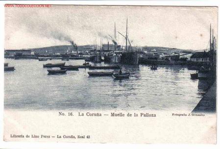Postales: LA CORU&Ntilde;A , REVERSO SIN PARTIR - Foto 1