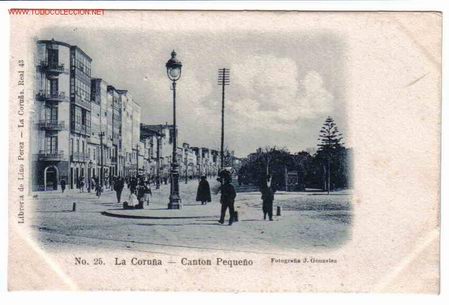 Postales: LA CORU&Ntilde;A , REVERSO SIN PARTIR - Foto 1