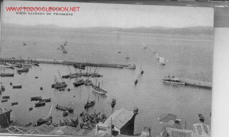 Postales: 7-a203. Vigo. Llegada de Traineras - Foto 1