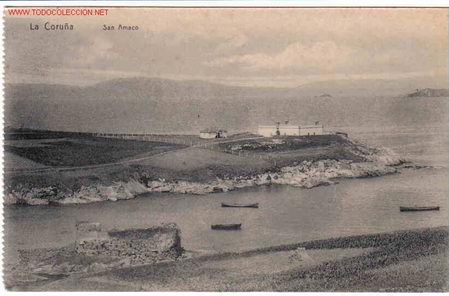 Postales: LA CORU&Ntilde;A , SAN AMACO - Foto 1
