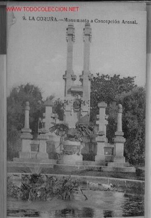 Postales: 7-a232. Monumento a Concepci&oacute;n Arenal - Foto 1