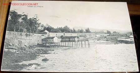 Postales: ANTIGUA POSTAL DE VIGO - LA PLAYA - CIRCULADA - Foto 1