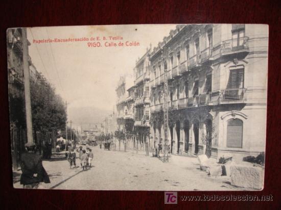 Postales: VIGO CALLE DE COLON - Foto 1