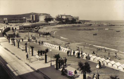 Postales: TARJETA POSTAL DE LA CORU&Ntilde;A N&ordm;63. PLAYA DE RIAZOR. - Foto 1