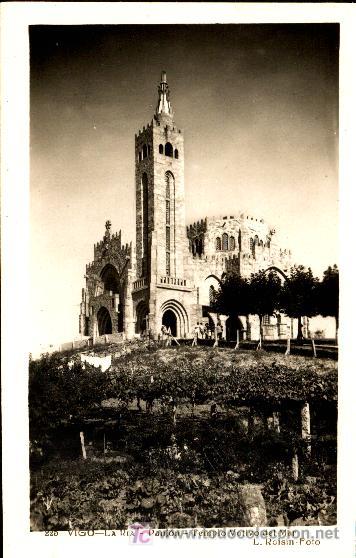 Postales: VIGO : LA RIA - PANJON - TEMPLO DEL MAR - Foto 1