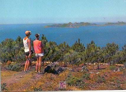 Postales: **PANJON** - LAS ISLAS C&Iacute;ES DESDE EL MONTE FERRO - Foto 1