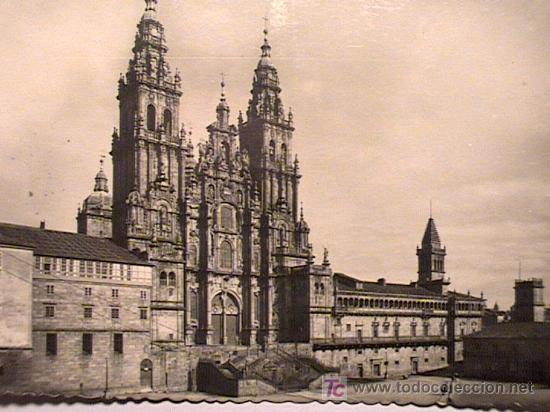 Postales: POSTAL DE SANTIAGO DE COMPOSTELA DE LOS 50 - Foto 1