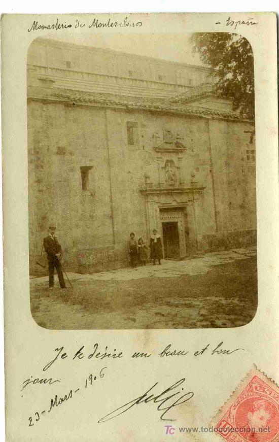 Postales: POSTAL DE MONTES CLAROS, LA CORU&Ntilde;A, MONASTERIO - Foto 1