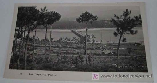 Postales: ANTIGUA POSTAL DE LA TOJA - EL PUENTE - NO CIRCULADA - ED. L. ROISIN.