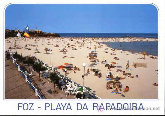 Postales: Foz. Lugo. Playa da Rapadoira - Foto 1