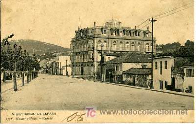 Postales: VIGO,  BANCO DE ESPA&Ntilde;A,      DESPEGADA,                          P14107 - Foto 1