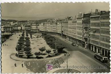 Postales: LA CORU&Ntilde;A,  PASEO DE LA MARINA,                             P14119 - Foto 1