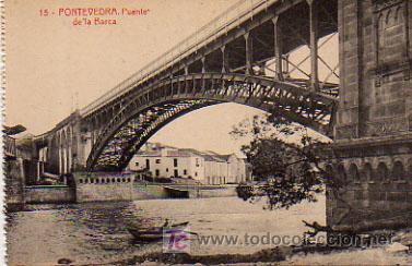 Postales: PONTEVEDRA. PUENTE DE LA BARCA. (ED. THOMAS) - Foto 1