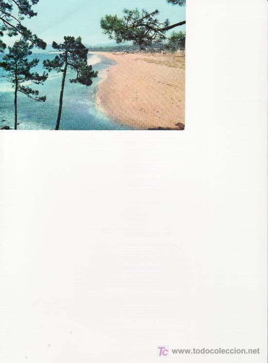 Postales: POSTAL DE VIGO. PLAYA DEL SAMIL.CIRCULADA EN 1964 - Foto 1