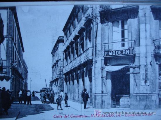 Postales: VILLAGARCIA,CALLE DEL COMERCIO - Foto 1