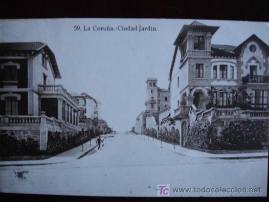 Postales: LA CORU&Ntilde;A,CIUDAD JARDIN - Foto 1