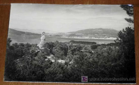 Cartoline: ANTIGUA FOTO POSTAL DE BAYONA (PONTEVEDRA) - 104 - VIRGEN DE LA ROCA - EDICIONES ARTIGOT - SIN CIRCU