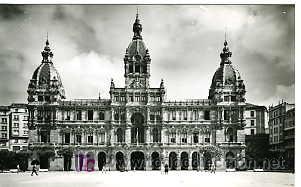 Postales: LA CORU&Ntilde;A. AYUNTAMIENTO. - Foto 1