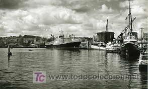 Postales: LA CORU&Ntilde;A. VISTA DEL PUERTO. - Foto 1