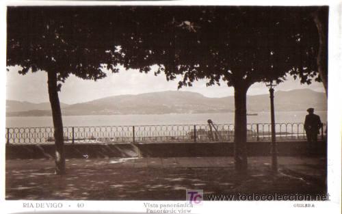 Postais: TARJETA POSTAL DE LA RIA DE VIGO N&ordm; 40. VISTA PANORAMICA. GUILERA.