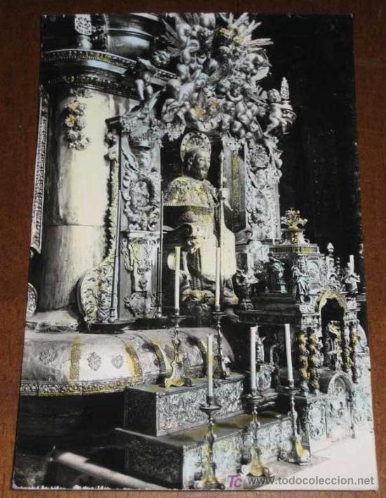 Postkarten: ANTIGUA FOTO POSTAL COLOREADA DE SANTIAGO DE COMPOSTELA - CATEDRAL - ED. ARTIGOT - NO CIRCULADA - N&ordm;