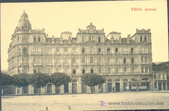 Postales: TARJETA POSTAL DE VIGO - ARENAL - Foto 1