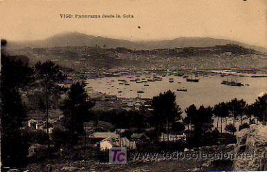 Postales: VIGO. PANORAMA DESDE LA GUIA. - Foto 1