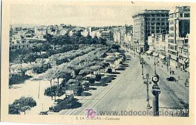 Postales: LA CORU&Ntilde;A, CANTONES,                P17239 - Foto 1