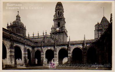 Postales: SANTIAGO. CLAUSTRO DE LA CATEDRAL. - Foto 1