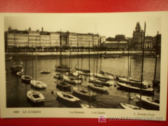 Postales: TARJETA POSTAL DE LA CORU&Ntilde;A - LA DARSENA - Foto 1