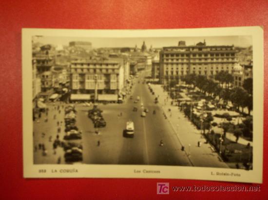 Postales: TARJETA POSTAL DE LA CORU&Ntilde;A - LOS CANTONES - Foto 1