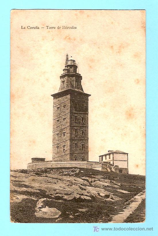 Postales: POSTAL DE LA TORRE DE HERCULES (LA CORU&Ntilde;A) - Foto 1