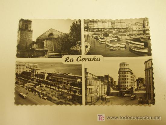 Postales: POSTAL DE LA CORU&Ntilde;A, 4 vistas. - Foto 1