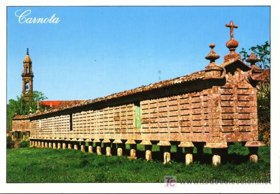 Postales: CARNOTA - LA CORU&Ntilde;A - HORREO - Foto 1