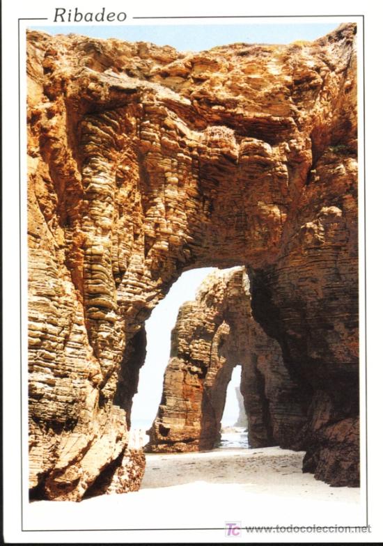 Postales: RIBADEO. LUGO. PLAYA DE LAS CATEDRALES - Foto 1