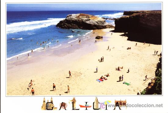 Postales: RIBADEO. LUGO. PLAYA DE LAS CATEDRALES. 5 - Foto 1