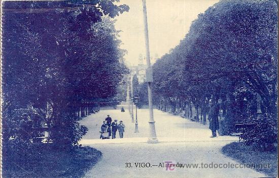 Postales: Vigo. Alameda. - Foto 1