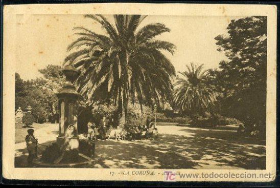 Postales: TARJETA POSTAL DE LA CORU&Ntilde;A, ALAMEDA - Foto 1