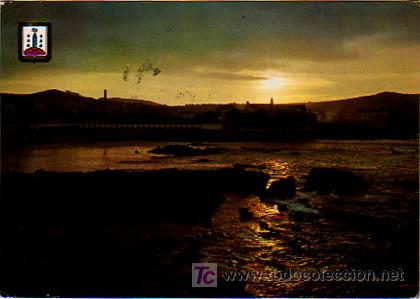Postales: LA CORU&Ntilde;A. PUESTA DEL SOL EN RIAZOR. - Foto 1