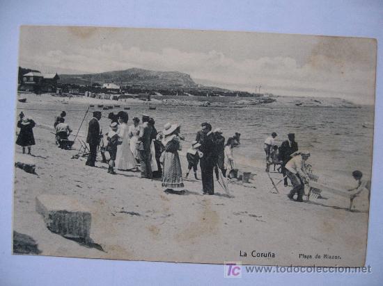 Postales: LA CORU&Ntilde;A  - PLAYA DE RIAZOR  - SIN CIRCULAR - Foto 1