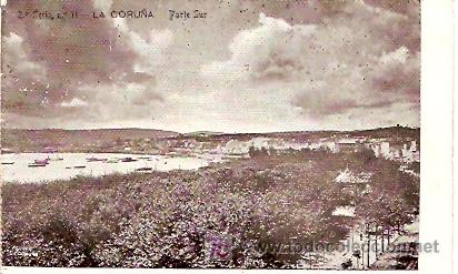 Postales: POSTAL LA CORU&Ntilde;A PARTE SUR - Foto 1