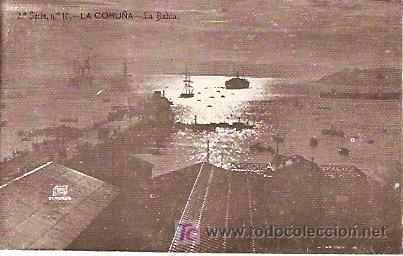Postales: POSTAL LA CORU&Ntilde;A LA BAHIA - Foto 1